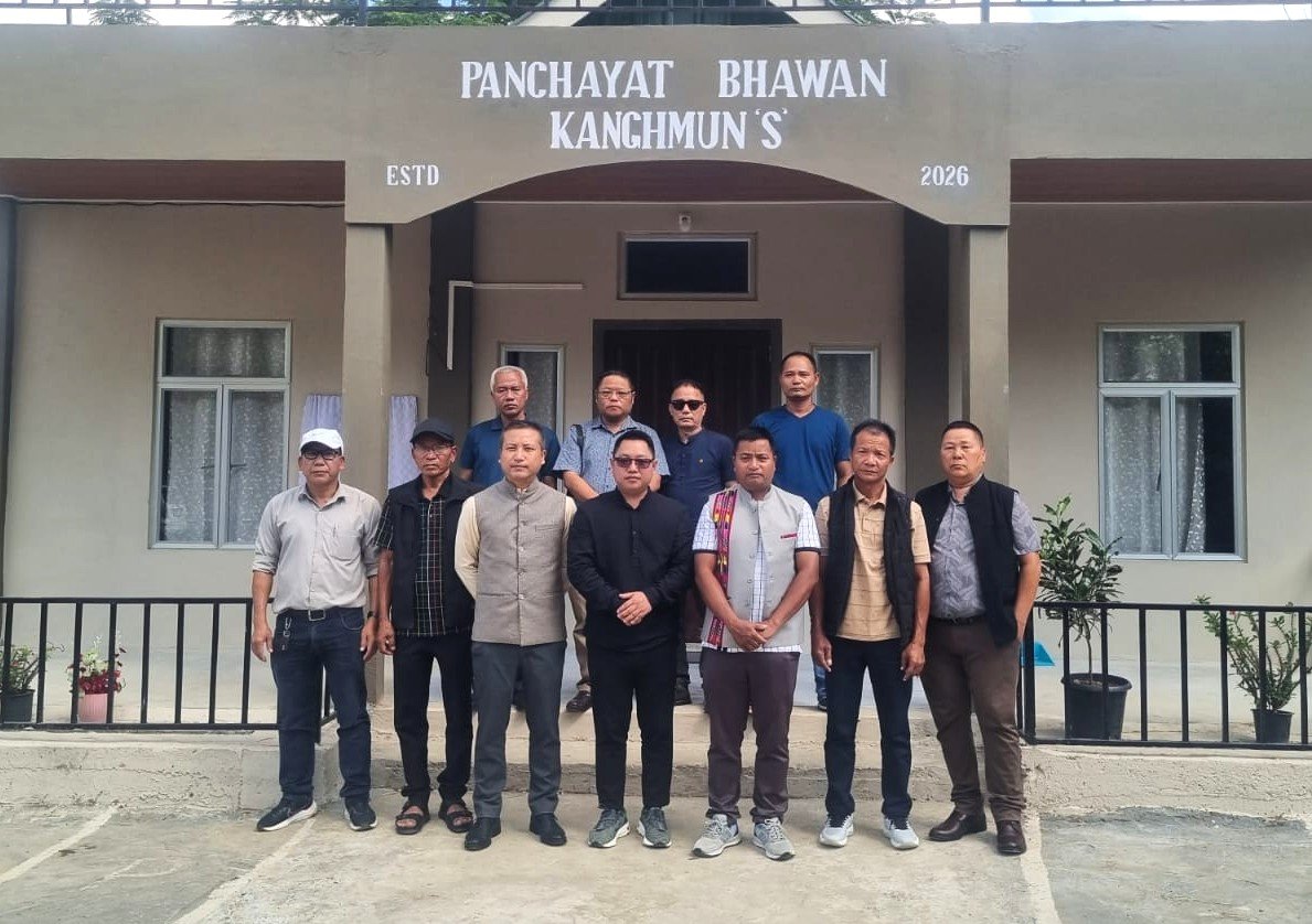 Lunglei North bialtu MLA in Kanghmun South Panchayat Bhawan a hawng