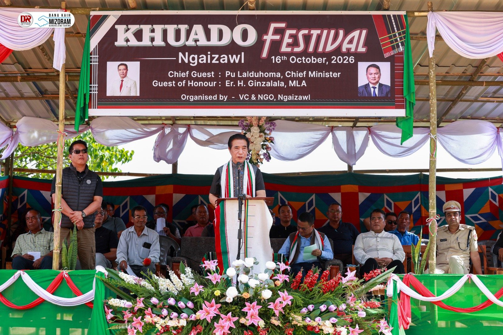 CHIEF MINISTER-IN NGAIZAWLAH KHAWDO KUT HMANPUI